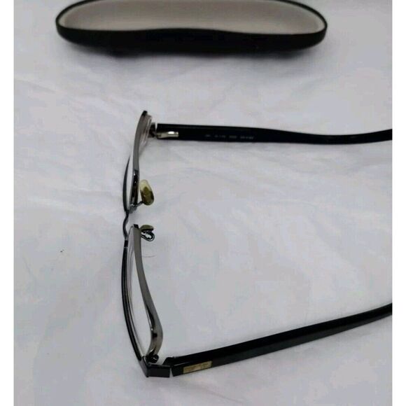 Ray Ban RB 6169 2502 Square Gunmetal Black Eyeglasses Frame 52-16-140 w/Case